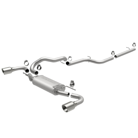 MagnaFlow 10-12 Mazda 3 L4 2.5l Hatchback Split Rear Exit Stainless Cat Back Performance Exhaust - Mammoth Racing -