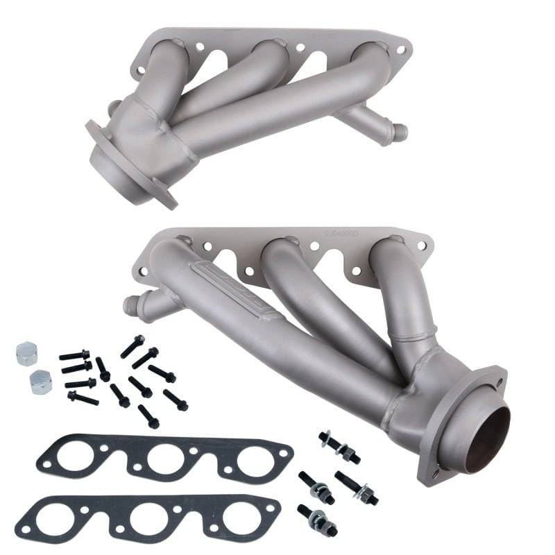 BBK 99-04 Ford Mustang V6 Shorty Tuned Length Exhaust Headers - 1-5/8 Titanium Ceramic - Mammoth Racing -