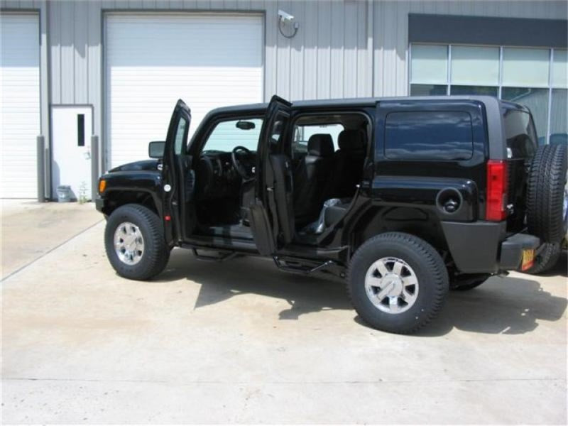 N-Fab Nerf Step 04-10 Hummer H3 SUV 4 Door - Tex. Black - W2W - 3in - Mammoth Racing -