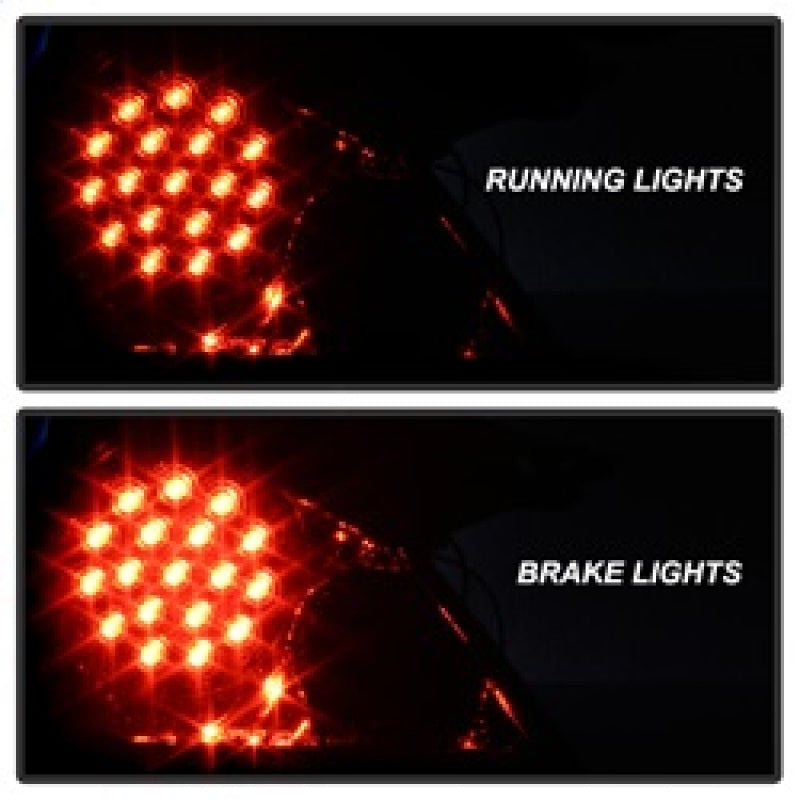 Spyder Nissan 350Z 03-05 LED Tail Lights Smoke ALT-YD-N350Z02-LED-SM - Mammoth Racing -