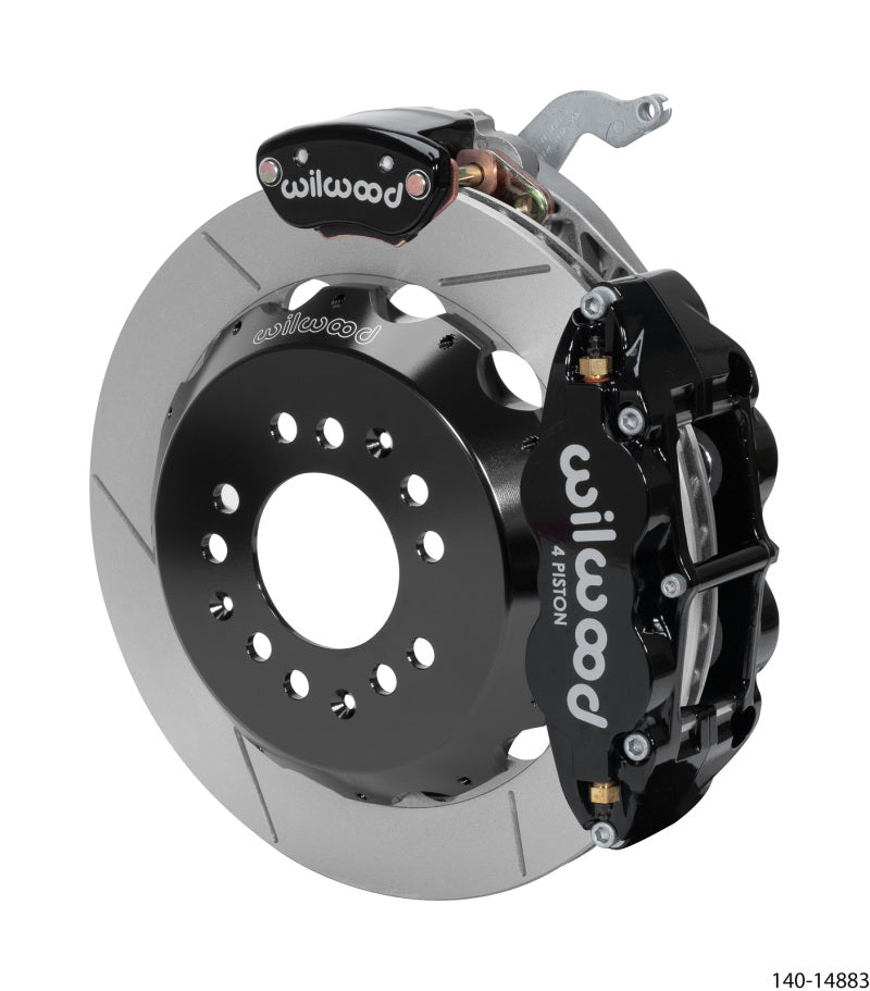 Wilwood Narrow Superlite 4r-mc4 Black Rear Kit 12.88in Slotted Rotor 88-96 Chevy Corvette C4 - My Store