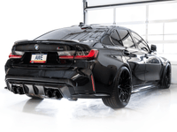 AWE SwitchPath Catback Exhaust for BMW G8X M3/M4 - Diamond Black Tips - My Store