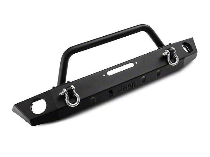 Officially Licensed Jeep 07-18 Jeep Wrangler JK Trekker Front Bumper w/ Jeep Logo - Mammoth Racing -