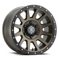 Icon Compression 18x9 5x5 -12mm Offset 4.5in BS Bronze Wheel - Mammoth Racing -