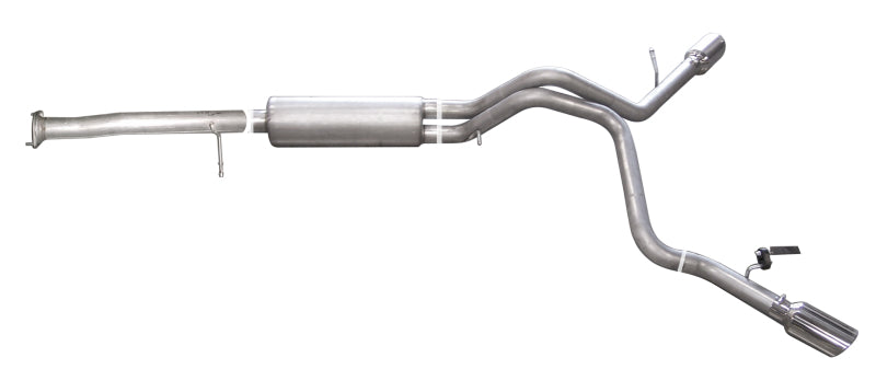 Gibson 07-10 Cadillac Escalade ESV Base 6.2l 2.5in Cat-Back Dual Extreme Exhaust - Aluminized - Mammoth Racing -