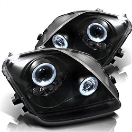 Spyder Honda Prelude 97-01 Projector Headlights LED Halo Black High H1 Low H1 PRO-YD-HP97-HL-BK - Mammoth Racing -