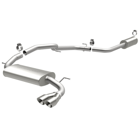 MagnaFlow 12 Ford Focus L4 2.0l HB Single Straight P/S Rear Exit Stainless Cat Back Perf Exhaust - Mammoth Racing -