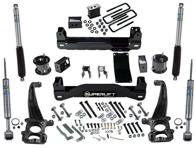 Superlift 04-08 Ford F-150 4.5in Lift Kit w/ Rear Bilstein Shocks - Mammoth Racing -