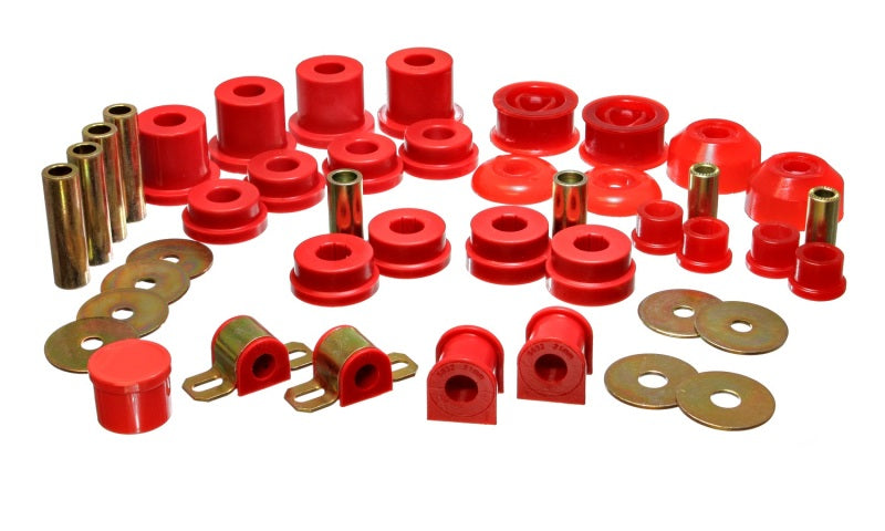 Energy Suspension 05-07 Scion tC Red Hyper-Flex Master Bushing Set - Mammoth Racing -