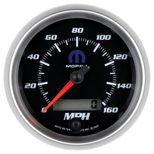 Autometer Mopar 3-3/8in 160 MPH Electric Programmable Speedometer Gauge - Black - My Store