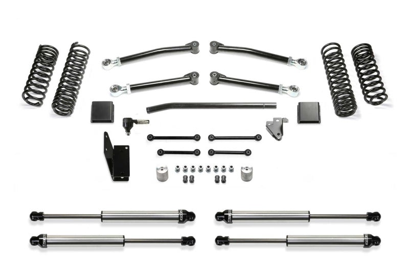 Fabtech 20-21 Jeep JT 4WD Gas 3in Trail w/Dlss Shks - Mammoth Racing -