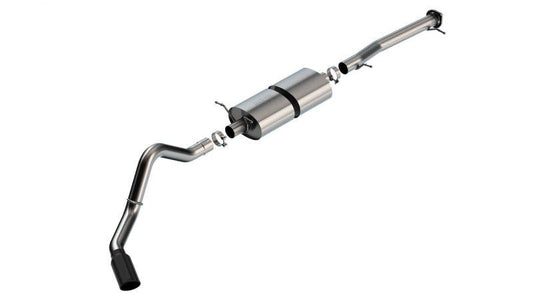 Borla 20-22 Chevrolet/GMC Silverado/Sierra 6.6L T-304 SS Cat-Back S-Type Exhaust - Brushed - Mammoth Racing -
