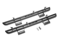 N-Fab RKR Step System 2022 Nissan Frontier CC (All Beds) Gas SRW - Cab Length - Tex. Black - 1.75in - Mammoth Racing -