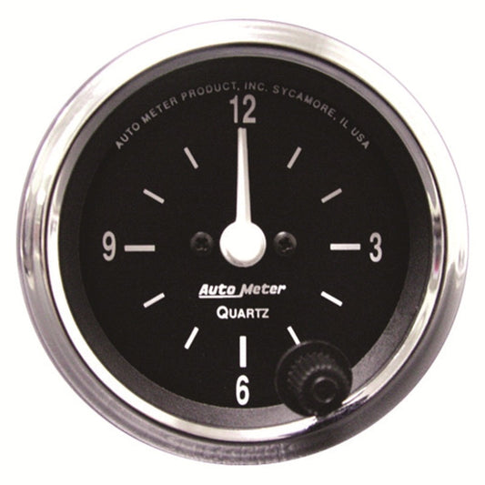 Autometer Cobra 2 1/16in 12hr Analog Clock Gauge - My Store