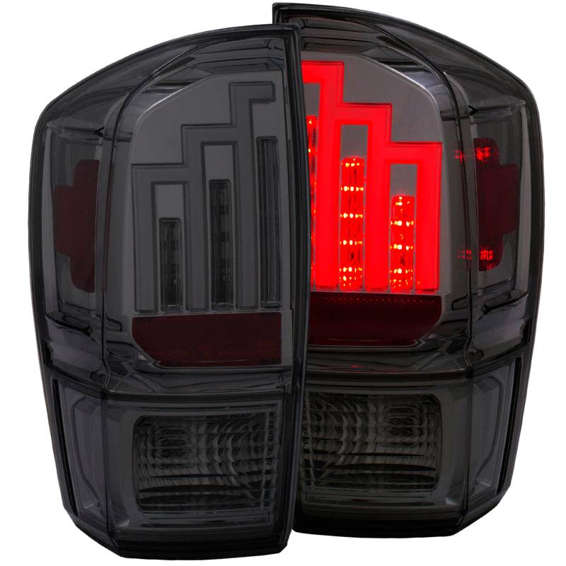 ANZO 2016-2017 Toyota Tacoma LED Taillights Smoke - My Store