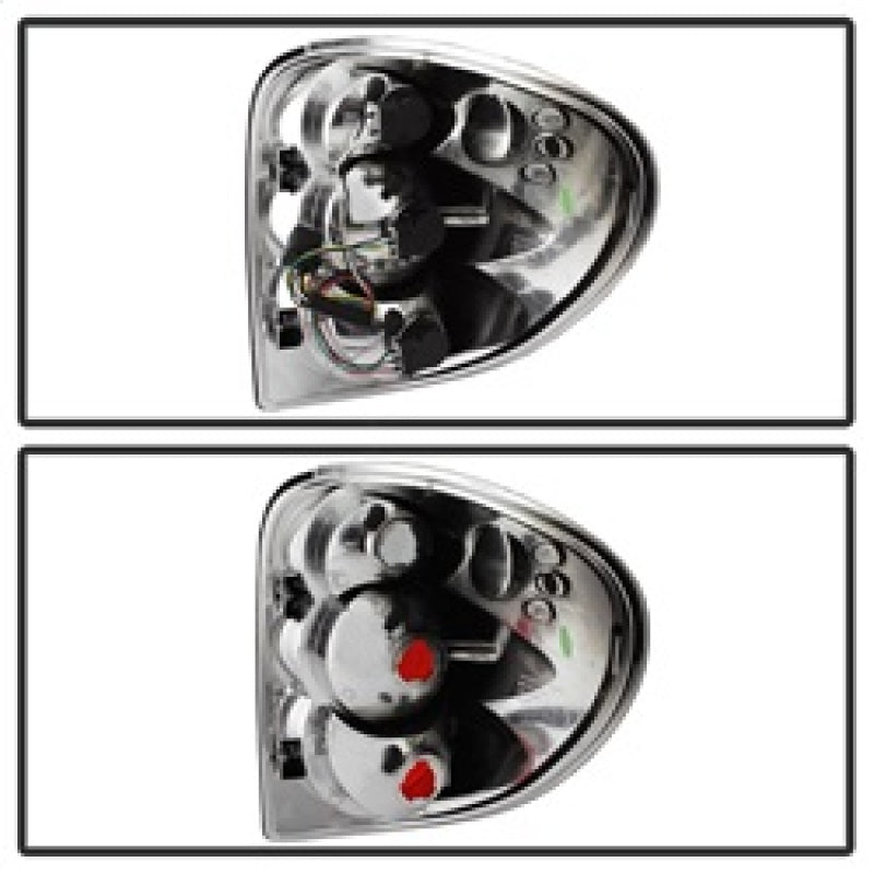 Spyder Dodge Caravan/Grand Caravan 01-07 Euro Style Tail Lights Black ALT-YD-DC01-BK - Mammoth Racing -