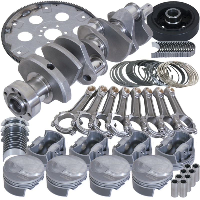 Eagle Chevy 496 1pc Rear Main Seal Balanced Rotating Assembly - Mammoth Racing -
