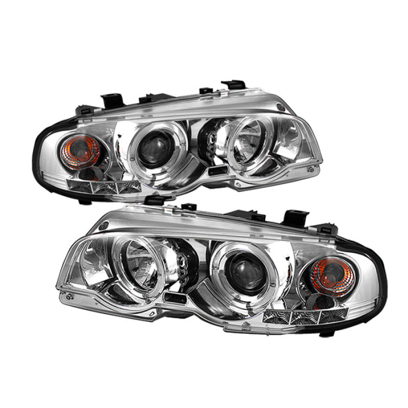 Spyder BMW E46 3-Series 00-03 2DR 2DR 1PC Projector LED Halo LED Chrm PRO-YD-BMWE46-2D-HL-C - Mammoth Racing -