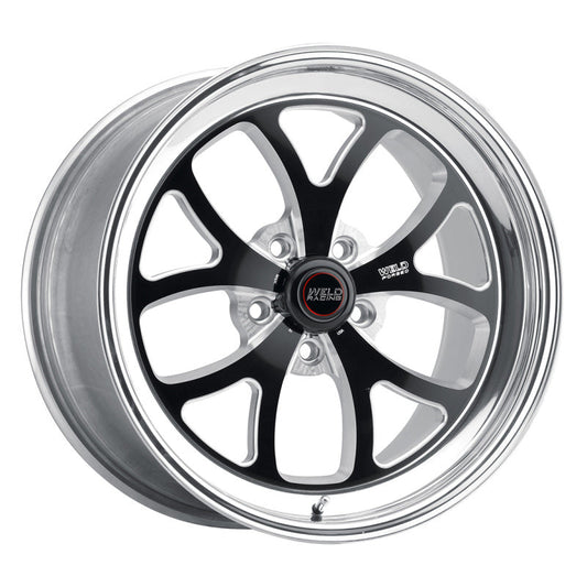 Weld S76 20x10.5 / 5x115mm BP / 6.3in. BS Black Wheel (High Pad) - Non-Beadlock - Mammoth Racing -