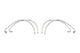 Fabtech 07-18 Jeep JK 4WD Front & Rear Extended Brake Line Kit - Mammoth Racing -