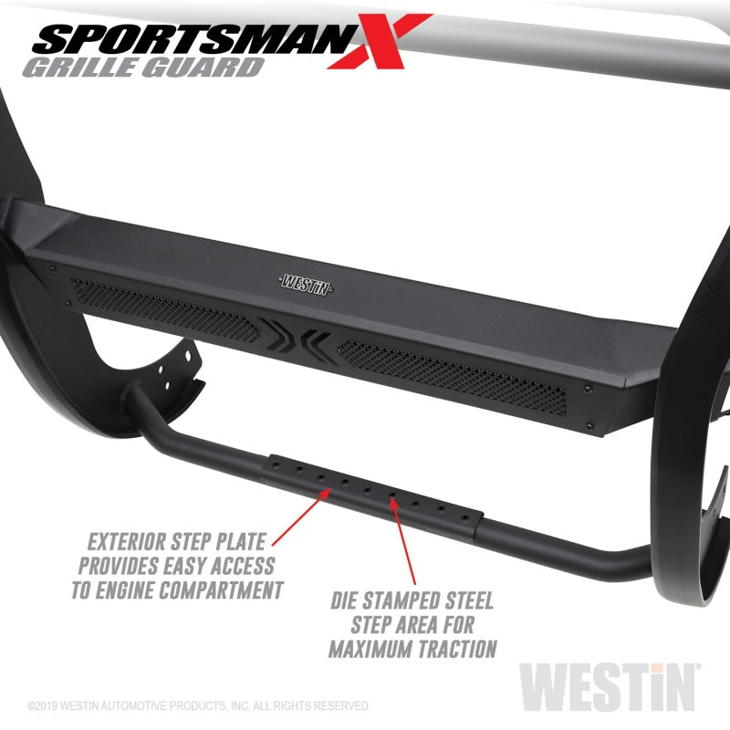 Westin 12-20 Nissan Frontier Sportsman X Grille Guard - Textured Black - Mammoth Racing -