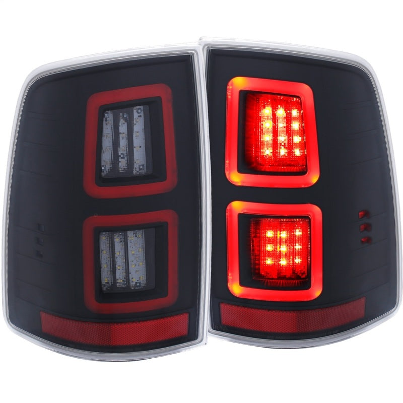 ANZO LED Black 13-17 Dodge Ram 1500/2500/3500 LED Taillights Black - Mammoth Racing -