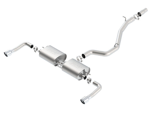 Borla 14-16 Audi A3 Quattro 2.0L Turbo AT/MT RWD 4DR S-Type Cat-Back Exhaust Single Split Rear Exit - My Store