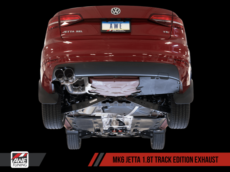 AWE Tuning Mk6 GLI 2.0T - Mk6 Jetta 1.8T Track Edition Exhaust - Diamond Black Tips - My Store