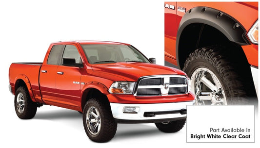 Bushwacker 16-18 Ram 1500 Fleetside Pocket Style Flares 4pc 67.4/76.3/96.3in Bed - Bright White CC - My Store