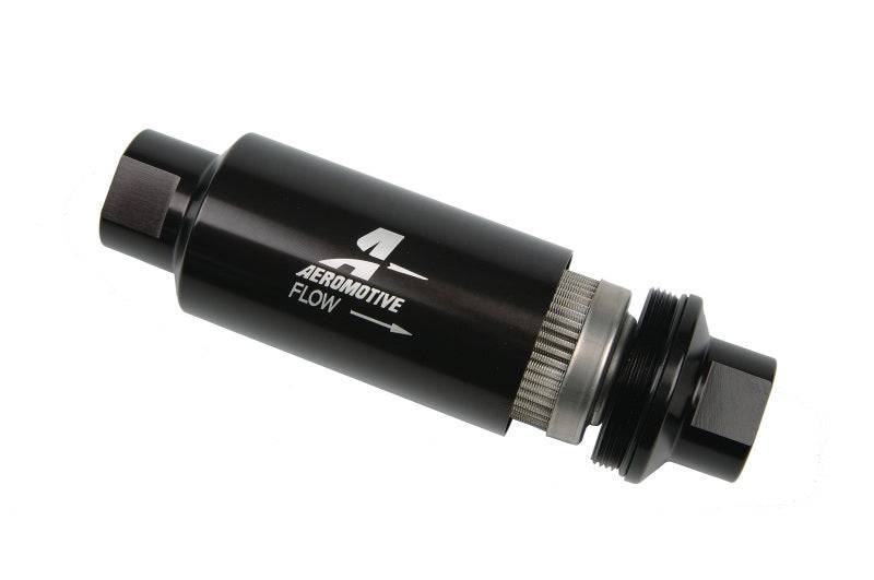 Aeromotive In-Line Filter - AN-10 - Black - 100 Micron - My Store