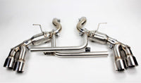 Mishimoto 2016+ Chevrolet Camaro SS Quad-Tip Pro Axle-Back Exhaust w/ Polished Tips - Mammoth Racing -