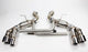 Mishimoto 2016+ Chevrolet Camaro SS Quad-Tip Pro Axle-Back Exhaust w/ Polished Tips - Mammoth Racing -