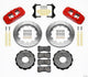 Wilwood Aero6 Front Hat Kit 14.00 Red 99-06 BMW E46 - Mammoth Racing -