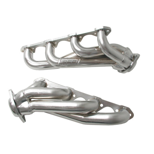 BBK 87-95 Ford F150 Truck 5.8 351 Shorty Unequal Length Exhaust Headers - 1-5/8 Silver Ceramic - My Store
