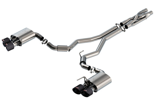 Borla 2020 Ford GT500 5.2L AT 3in ATAK CatBack Exhaust w/ Carbon Fiber Tips - My Store