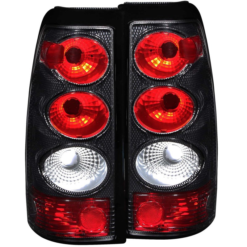 ANZO 2003-2006 Chevrolet Silverado 1500 Taillights Carbon - Mammoth Racing -