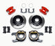 Wilwood D154 P/S P-B Kit Drilled-Red New Big Ford 2.50in Offset - Mammoth Racing -
