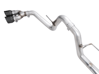AWE 0FG 21+ Ford F150 Dual Side Exit Cat-Back Exhaust - 4.5in Diamond Black Tips - My Store