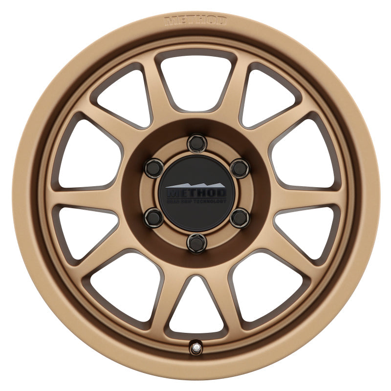 Method Mr702 17x7.5 +50mm Offset 6x130 84.1mm CB Method Bronze Wheel - Mammoth Racing -