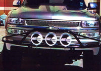 N-Fab Pre-Runner Light Bar 99-02 Chevy Tahoe/Suburban 00-05 1500/2500/3500 - Gloss Black - Mammoth Racing -