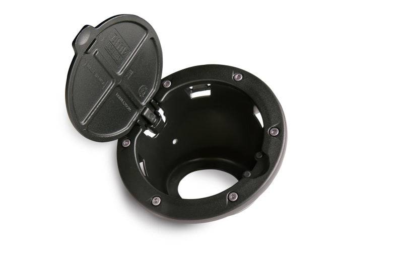AMP Research 2007-2017 Jeep Wrangler JK 2/4 Door Fuel Door - Black - My Store