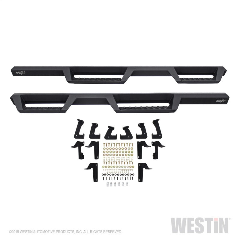 Westin 18-20 Jeep Wrangler JL Unlimited 4DR HDX Drop Nerf Step Bars - Textured Black - Mammoth Racing -