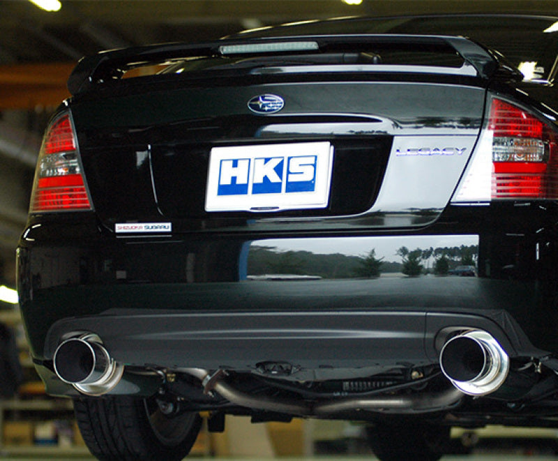HKS SILENT Hi-Power BL5 EJ20 Turbo (Rear + Center) - Mammoth Racing -