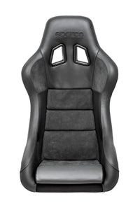 Sparco Seat QRT Performance Leather/Alcantara Black (Must Use Side Mount 600QRT) - My Store