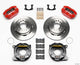 Wilwood Dynapro Dust-Boot P/S Park Brake Kit Red Small Ford 2.50in Offset - Mammoth Racing -