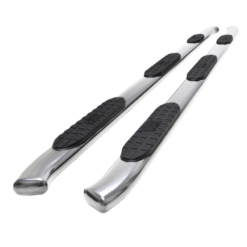 Westin 2020 Chevy Silverado 2500/3500 Crew Cab (8ft Bed) PRO TRAXX Nerf Step Bars - Stainless Steel - Mammoth Racing -