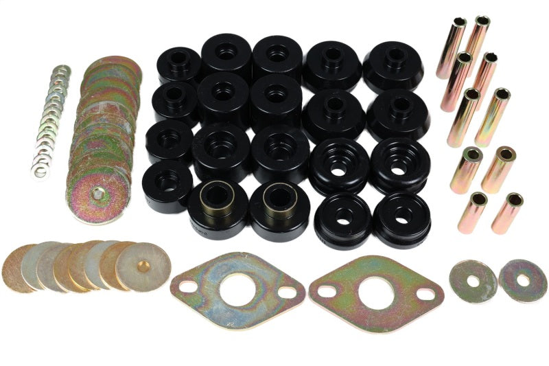 Energy Suspension 96-99 Toyota 4Runner 2WD/4WD Black Body Mount Bushing Set - Mammoth Racing -