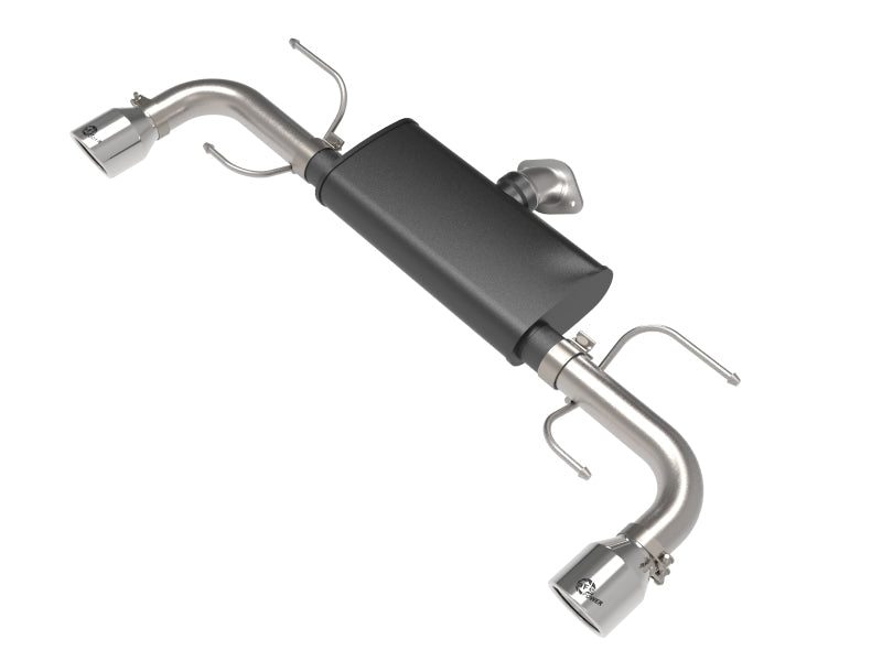 aFe Takeda 17-21 Mazda CX-5 2.5L (t) 2.5in. SS Axle-Back Exhaust System w/Polished Tips - Mammoth Racing -