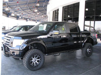 N-Fab Nerf Step 09-14 Ford F-150/Raptor/Lobo SuperCrew 5.5ft Bed - Gloss Black - W2W - 3in - Mammoth Racing -