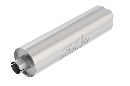 Borla Heavy Duty (Truck) 2.75in Center-Center 24in x 6.75in Round (Notched) Specialty Muffler - My Store